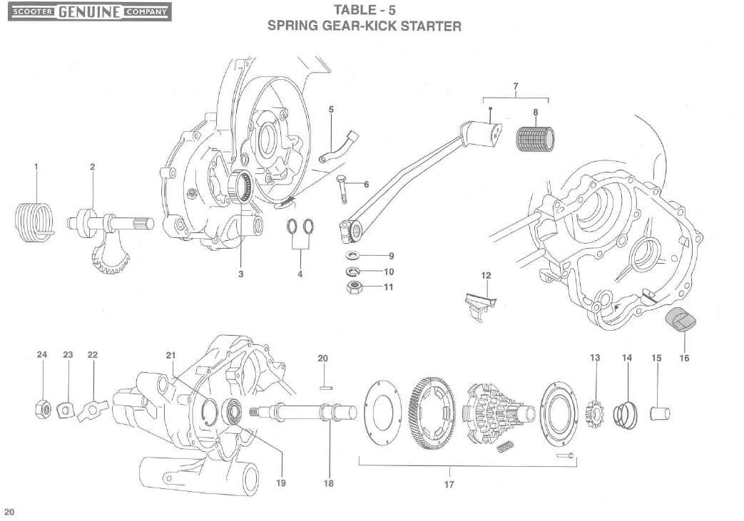 Genuine Stella Kick Starter